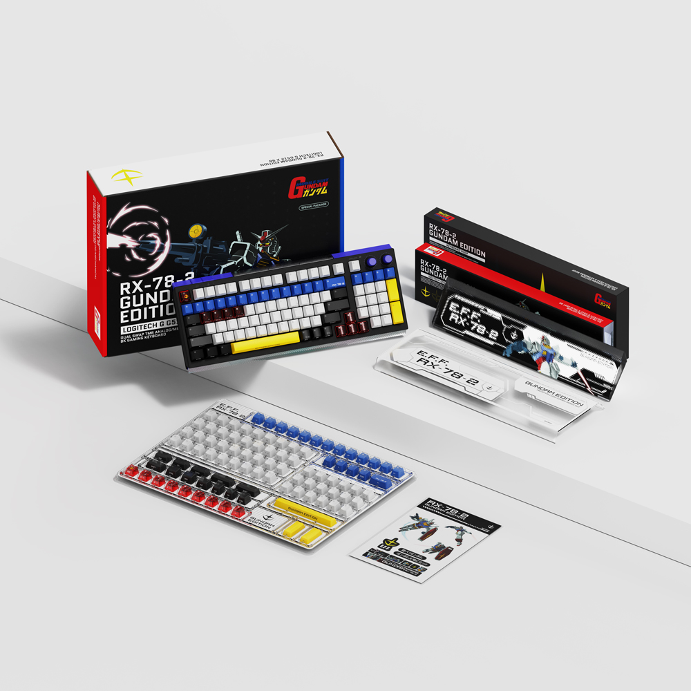 [건담에디션 키보드] 로지텍 G512 X 98 & PALMREST 98 게이밍 키보드