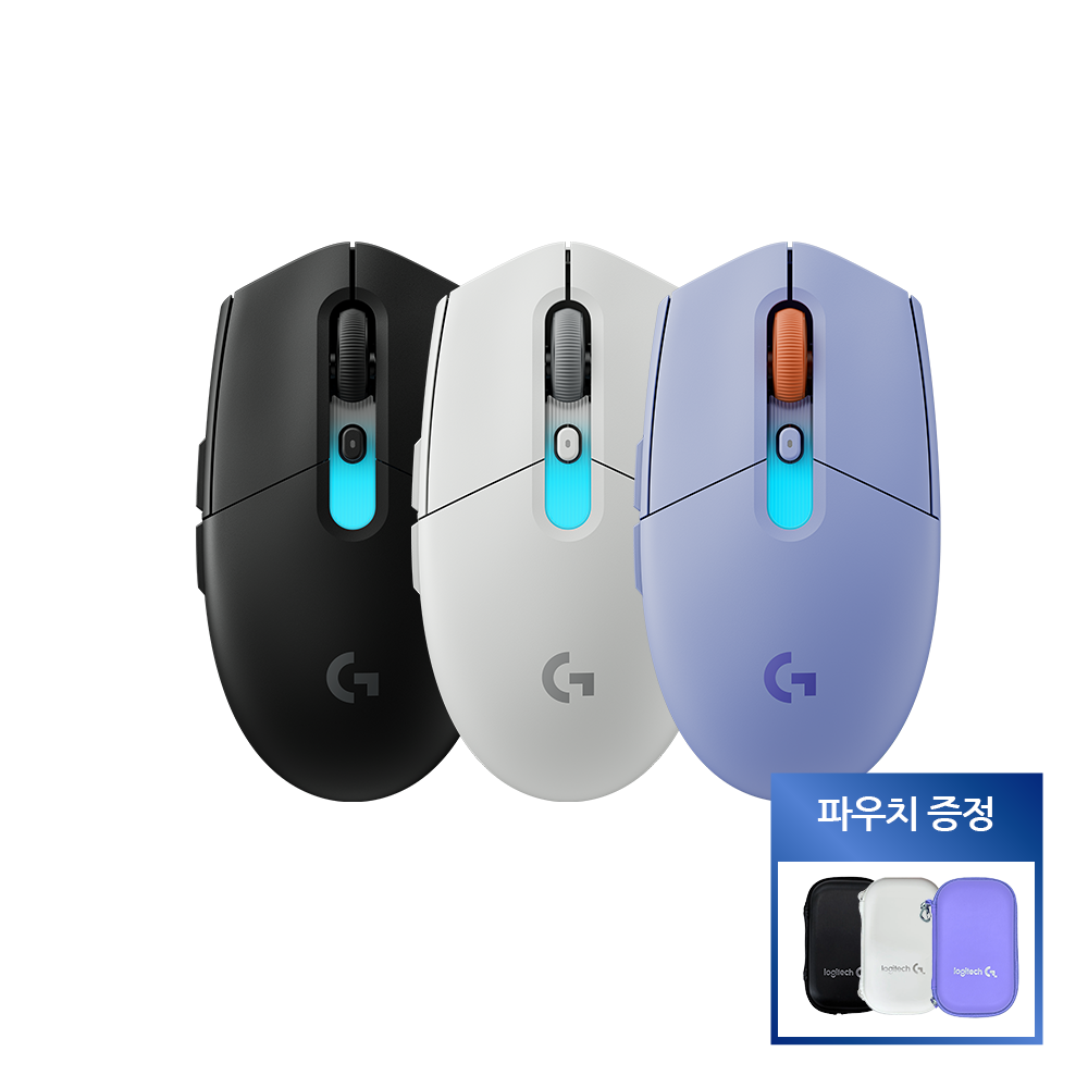 로지텍코리아 G304 X SUPERLIGHT 삼슈라 게이밍마우스 🎁파우치증정