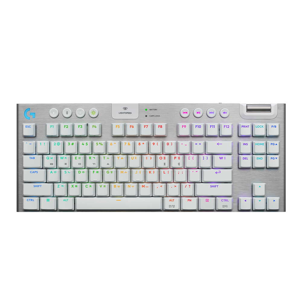 G915 X TKL 화이트 택타일